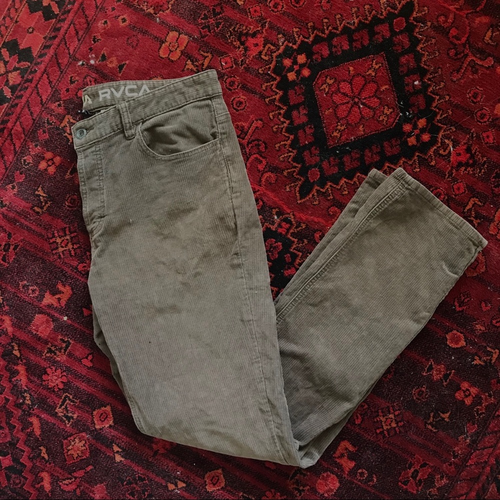 RVCA brown corduroy pants